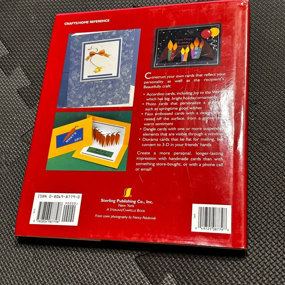 Creative Greeting Cards Sandi Genovese Ellison Hardcover Craft Book 2000